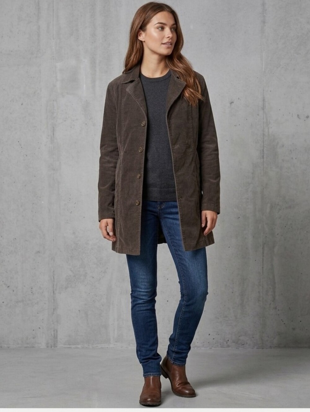 Diesel Women's Brown Corduroy Jacket